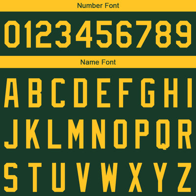 Custom Long Sleeve Windbreaker Jackets Uniform Printed Your Logo Name Number Green-Yellow enthsush