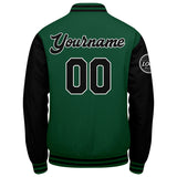 Custom Varsity Jacket Letterman jacket for Men, Women and Youth Green Black