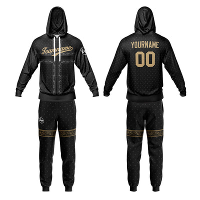 Custom Black Sweatshirt Hoodie For Men Women Girl Boy Print Your Logo Name Number enthsush