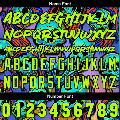 Custom Baseball Jersey Personalized Baseball Shirt for Men Women Kids Youth Teams Stitched and Print Purple&Neon Green enthsush