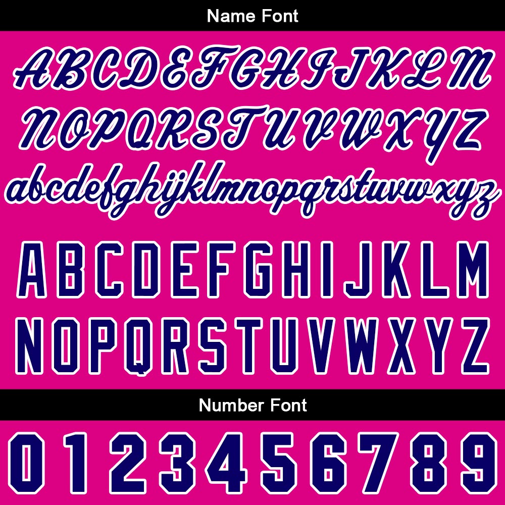 Custom Gradient Hoodie For Man Woman Girl Boy Print Your Logo Name Number Fuchsia Navy enthsush