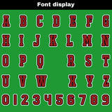 Custom Green Red Reversible Football Jersey Personalized Gradient Football Shirts for Men Printed Team Name Number Logo