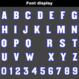 Custom Gray Blue Reversible Football Jersey Personalized Gradient Football Shirts for Men Printed Team Name Number Logo