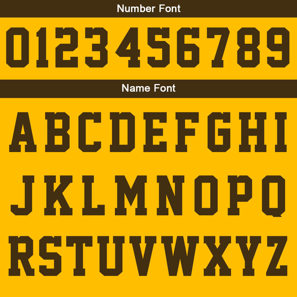 Custom Brown Yellow Sweatshirt Hoodie For Men Women Girl Boy Print Your Logo Name Number enthsush