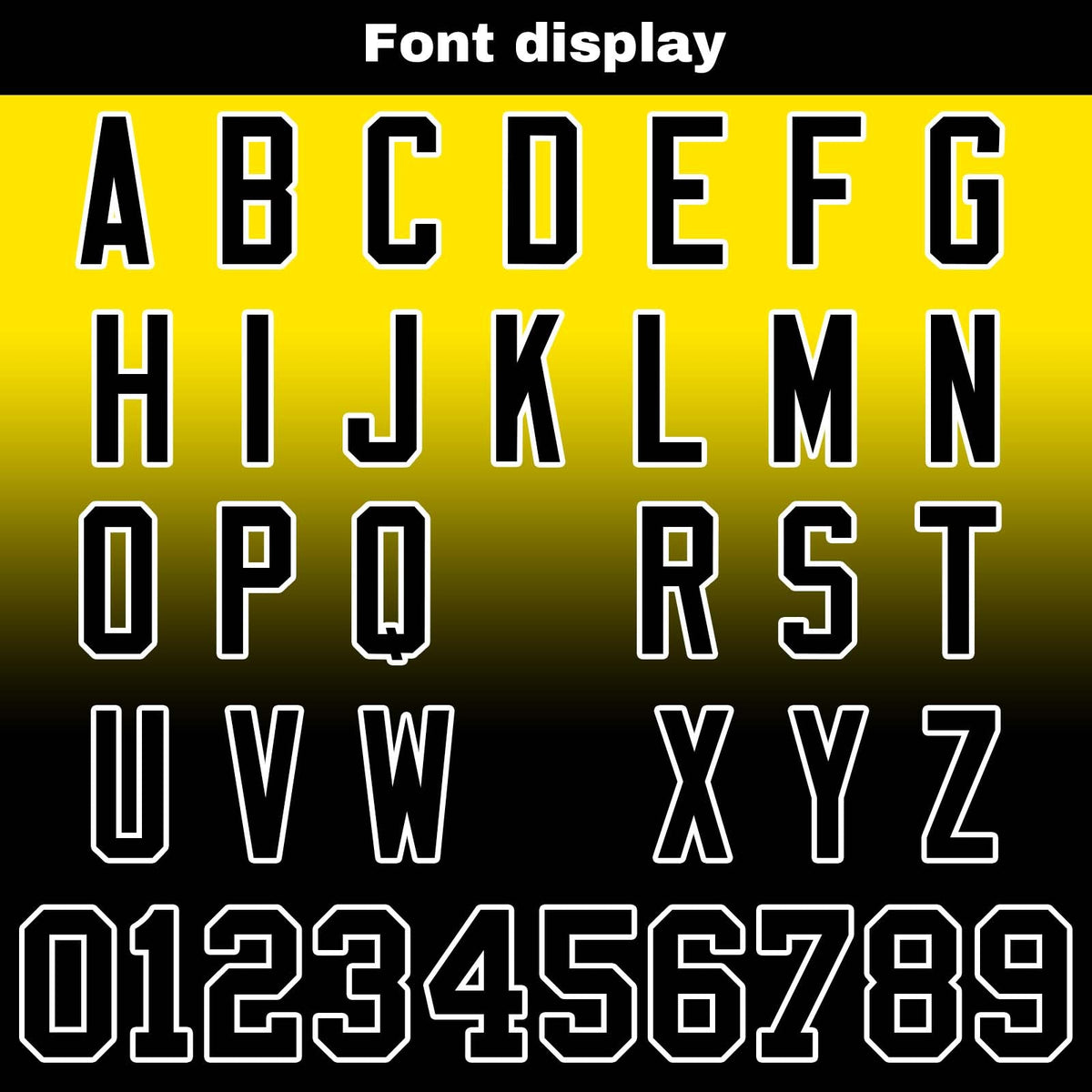 Custom Gradient Hoodie For Man Woman Girl Boy Print Your Logo Name Number Yellow&Black enthsush