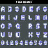 Custom Blue White Reversible Football Jersey Personalized Gradient Football Shirts for Men Printed Team Name Number Logo