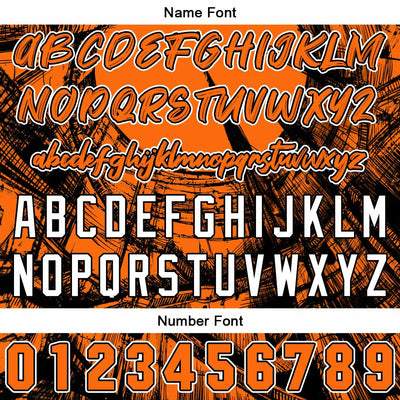 Custom Baseball Uniforms High-Quality for Adult Kids Optimized for Performance Staircase-Orange enthsush