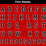 Custom Red White Reversible Gradient Football Jersey Personalized Football Shirts for Men Women  Printed Team Name Number Logo