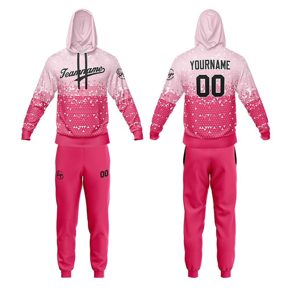 Custom Pink Sweatshirt Hoodie For Men Women Girl Boy Print Your Logo Name Number enthsush