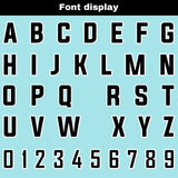 Custom Blue Green Reversible Football Jersey Personalized Gradient Football Shirts for Men Printed Team Name Number Logo