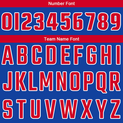 Custom Stitched Basketball Jersey for Men, Women And Kids Royal-Red-White enthsush
