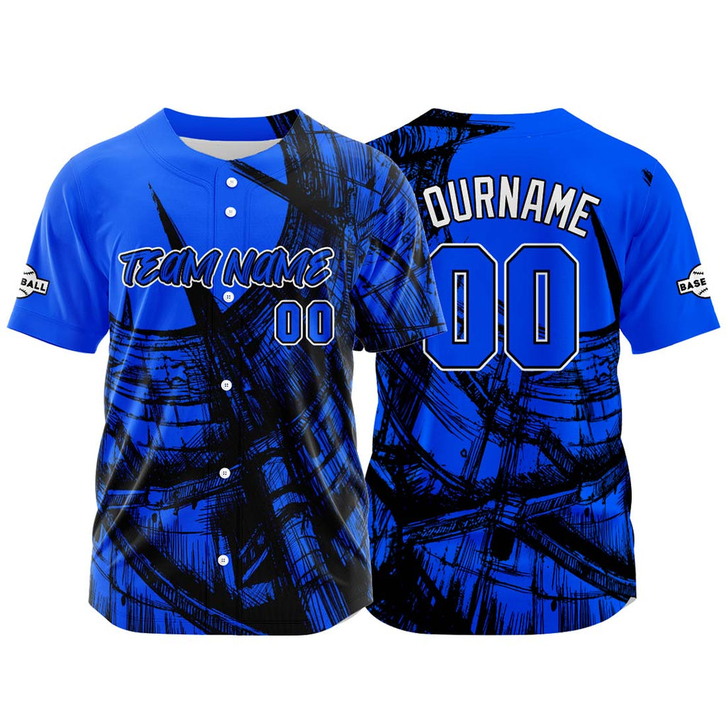 Custom Baseball Uniforms High-Quality for Adult Kids Optimized for Performance Staircase-Royal enthsush