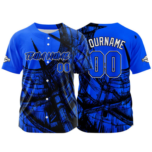 Custom Baseball Uniforms High-Quality for Adult Kids Optimized for Performance Staircase-Royal enthsush
