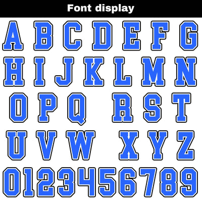 Custom White Black Blue Basketball Jersey Uniform Suit Printed Your Logo Name Number enthsush