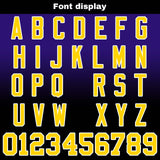 Custom Purple&Black Gradient Football Jersey Personalized Football Shirts for Men Women  Printed Team Name Number Logo