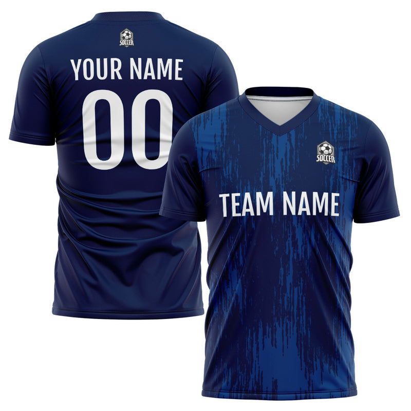 Custom Soccer Jerseys for Men Women Personalized Soccer Uniforms for Adult and Kid Royal-Navy