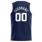 Custom Stitched Basketball Jersey for Men, Women And Kids Navy-White-Royal