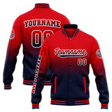 Custom Varsity Jacket Letterman jacket for Men, Women and Youth Navy Red