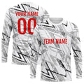 Custom Basketball Soccer Football Shooting Long T-Shirt for Adults and Kids White enthsush
