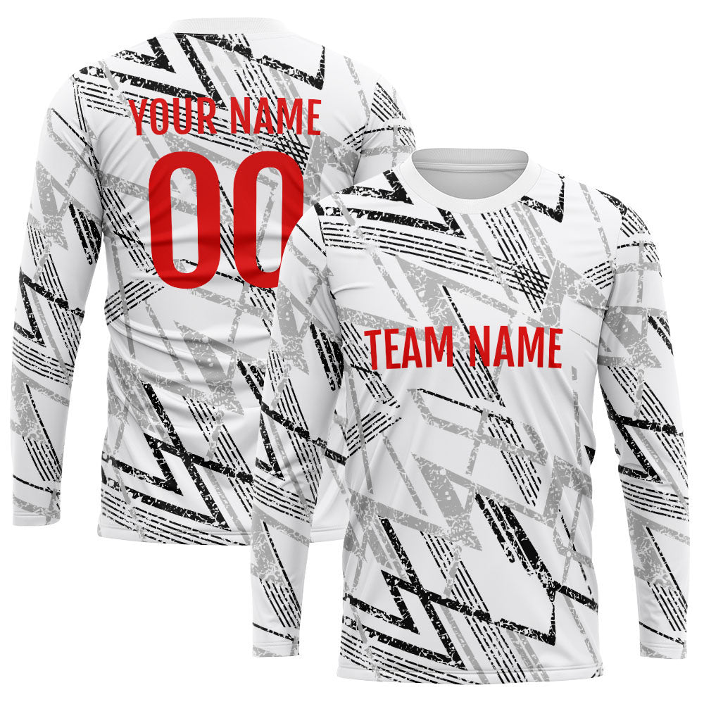 Custom Basketball Soccer Football Shooting Long T-Shirt for Adults and Kids White enthsush