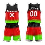 Custom Basketball Jersey Uniform Suit Printed Your Logo Name Number Gradient-Red