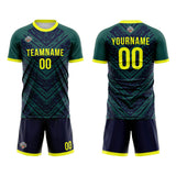 Custom Soccer Jerseys for Men Women Personalized Soccer Uniforms for Adult and Kid Navy-Green