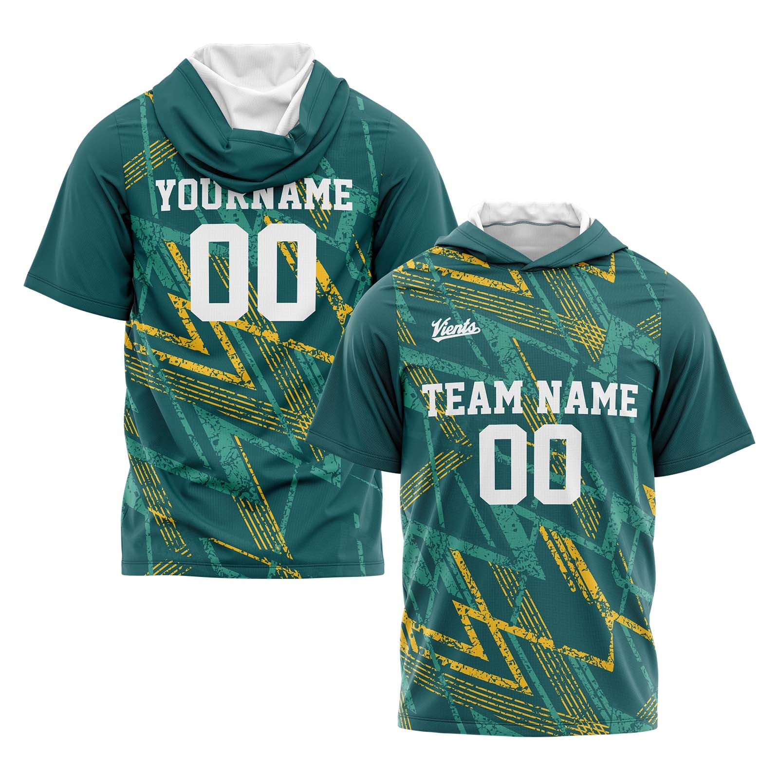 Custom Green Sleeve Hoodies for Men Women Shirts with Hoods Printed Name Logo enthsush