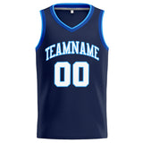 Custom Stitched Basketball Jersey for Men, Women And Kids Navy-White-Royal-Light Blue