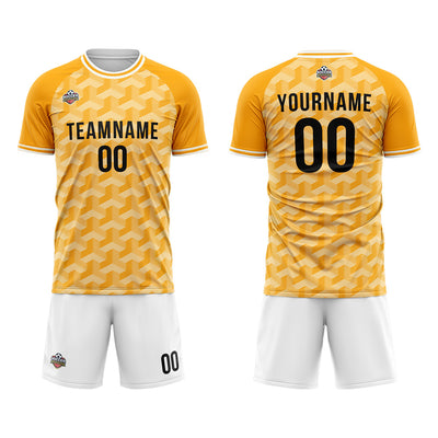Custom Soccer Jerseys for Men Women Personalized Soccer Uniforms for Adult and Kid Orange-White enthsush