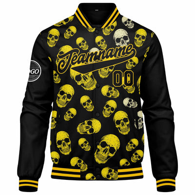 Custom Varsity Jacket Letterman jacket for Men, Women and Youth Yellow enthsush