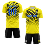 Custom Soccer Jerseys for Men Women Personalized Soccer Uniforms for Adult and Kid Yellow&Black