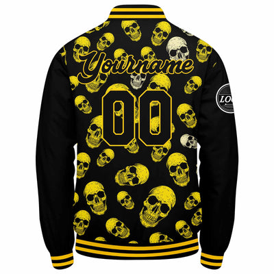 Custom Varsity Jacket Letterman jacket for Men, Women and Youth Yellow enthsush