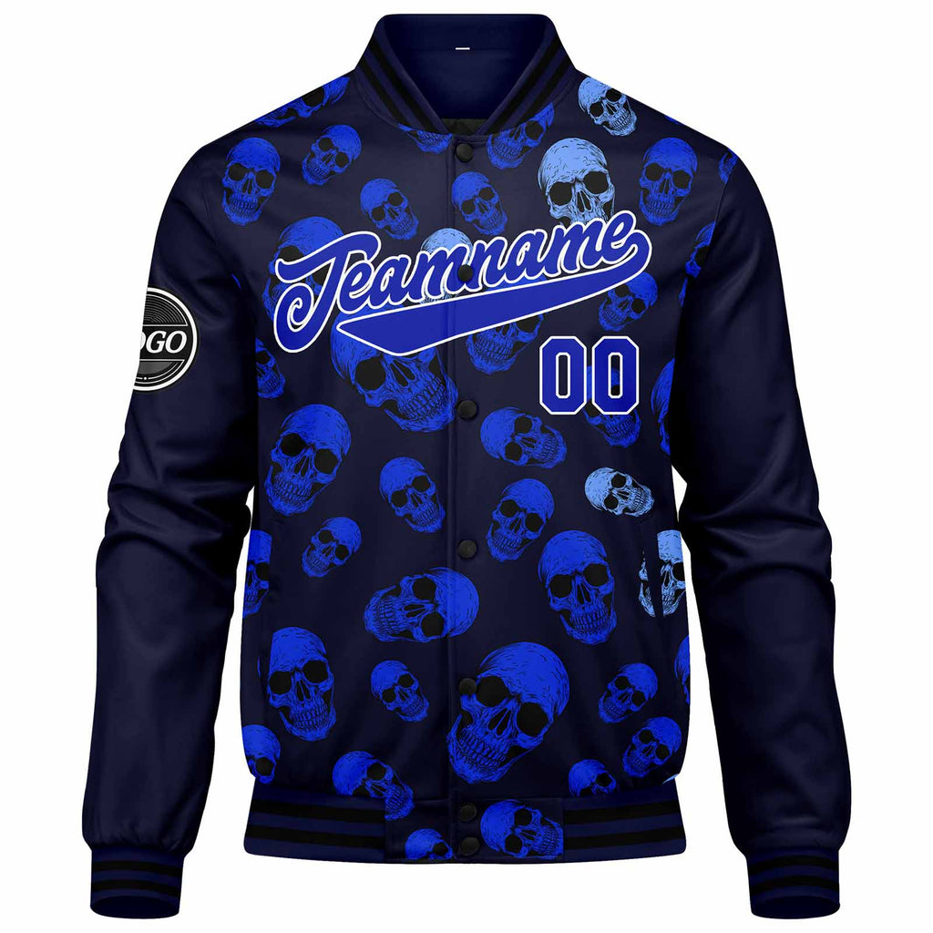 Custom Varsity Jacket Letterman jacket for Men, Women and Youth Royal enthsush
