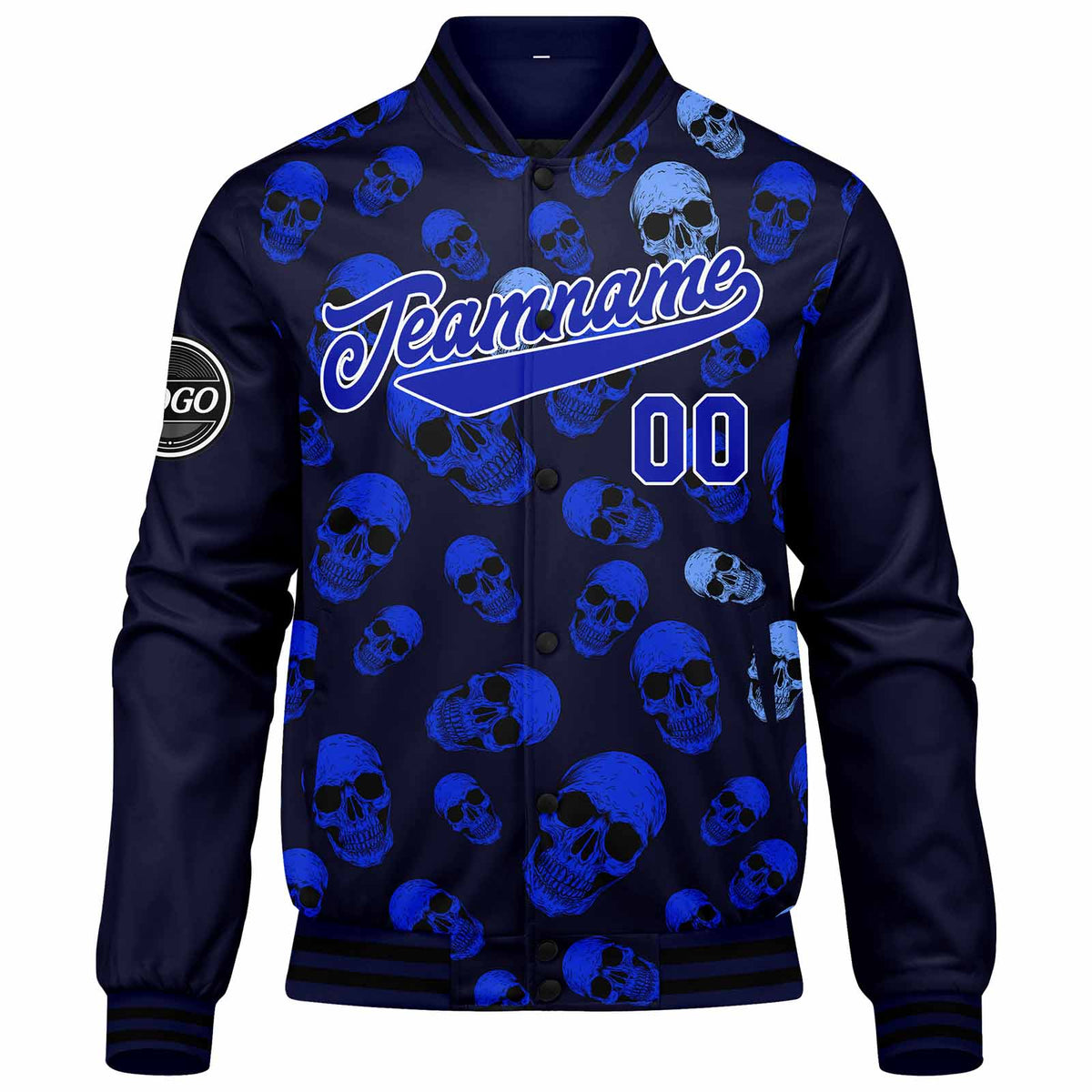 Custom Varsity Jacket Letterman jacket for Men, Women and Youth Royal enthsush