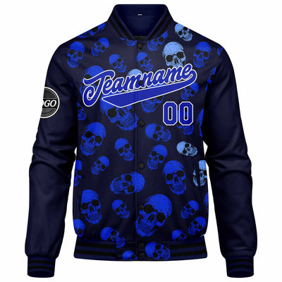 Custom Varsity Jacket Letterman jacket for Men, Women and Youth Royal enthsush
