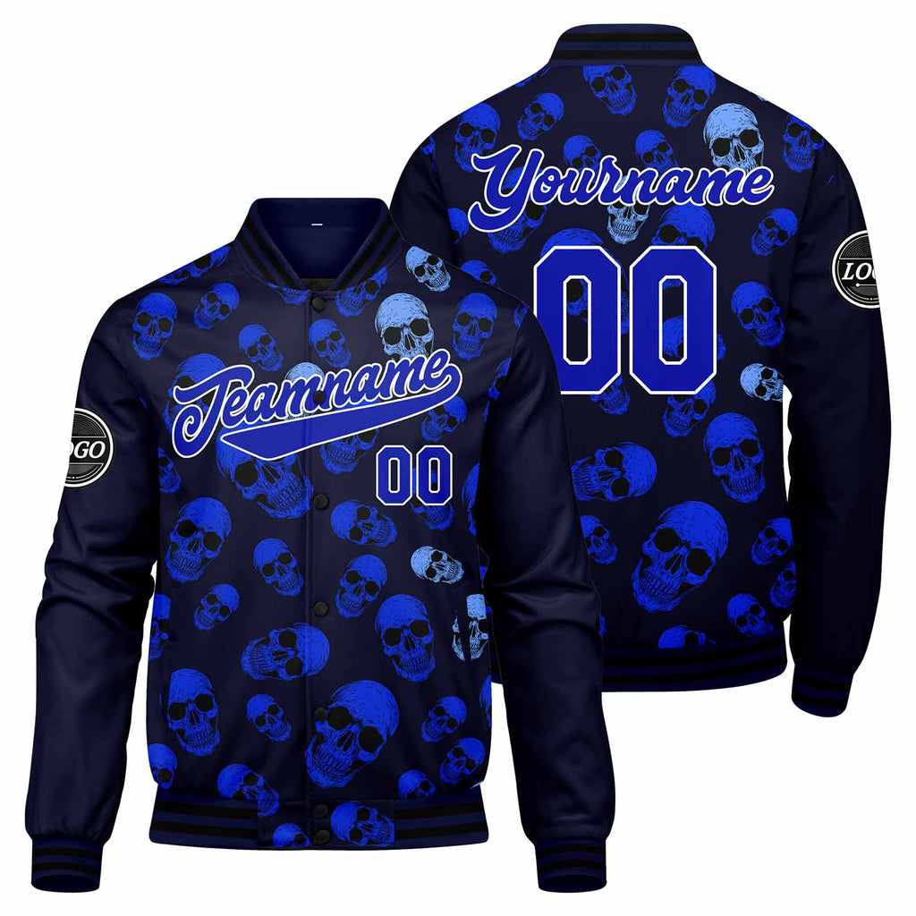 Custom Varsity Jacket Letterman jacket for Men, Women and Youth Royal enthsush