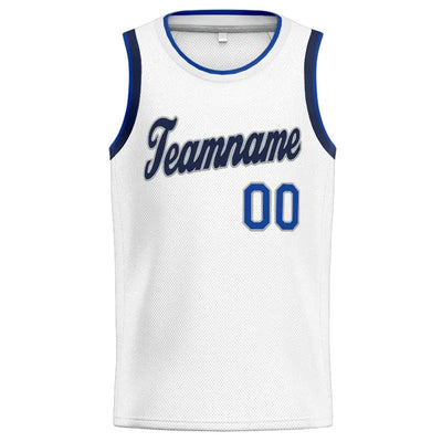 Custom Stitched Basketball Jersey for Men, Women And Kids Kelly White-Blue-Gray-Navy enthsush