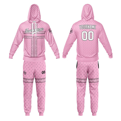 Custom Pink Sweatshirt Hoodie For Men Women Girl Boy Print Your Logo Name Number enthsush