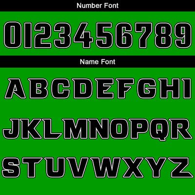 Custom Green Black Basketball Jersey Uniform Suit Printed Your Logo Name Number enthsush