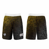 Custom Yellow Silver Jerseys for Men Women Personalized Soccer Uniforms for Adult and Kid