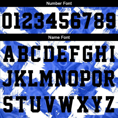 Custom Basketball Jersey Uniform Suit Printed Your Logo Name Number Blue&White enthsush