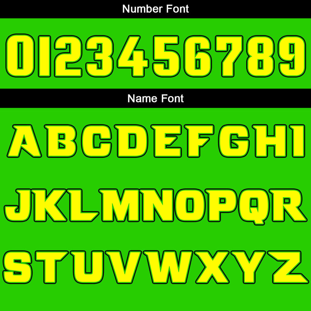 Custom Green Yellow Basketball Jersey Uniform Suit Printed Your Logo Name Number enthsush