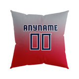 Custom Football Throw Pillow for Men Women Boy Gift Printed Your Personalized Name Number Navy&Light Blue&Navy