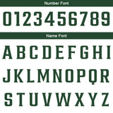 Custom White Green Basketball Jersey Uniform Suit Printed Your Logo Name Number