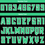 Custom Green Reversible Basketball Suit for Adults and Kids Personalized Jersey