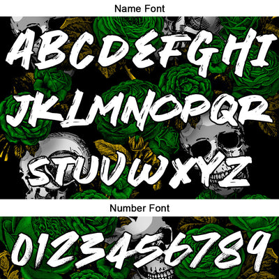 Custom Football Polo Shirts  Add Your Unique Logo/Name/Number Green&Yellow enthsush