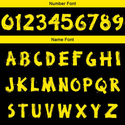 Custom Fluid Yellow Basketball Jersey Uniform Suit Printed Your Logo Name Number enthsush