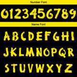 Custom Fluid Yellow Basketball Jersey Uniform Suit Printed Your Logo Name Number