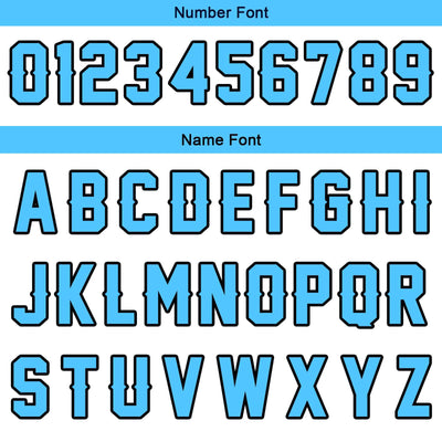 Custom Light Blue Basketball Jersey Uniform Suit Printed Your Logo Name Number enthsush