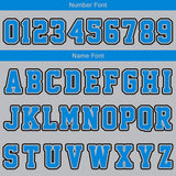 Custom Blue Grey Short Sleeve Hoodies for Men Women Shirts with Hoods Printed Name Logo